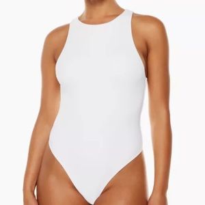 Aritzia Wilfred White Bodysuit
